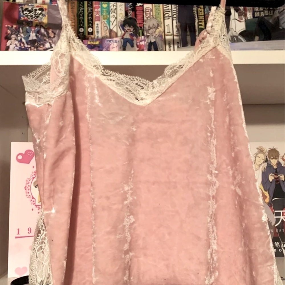 cute pink laced lingerie top